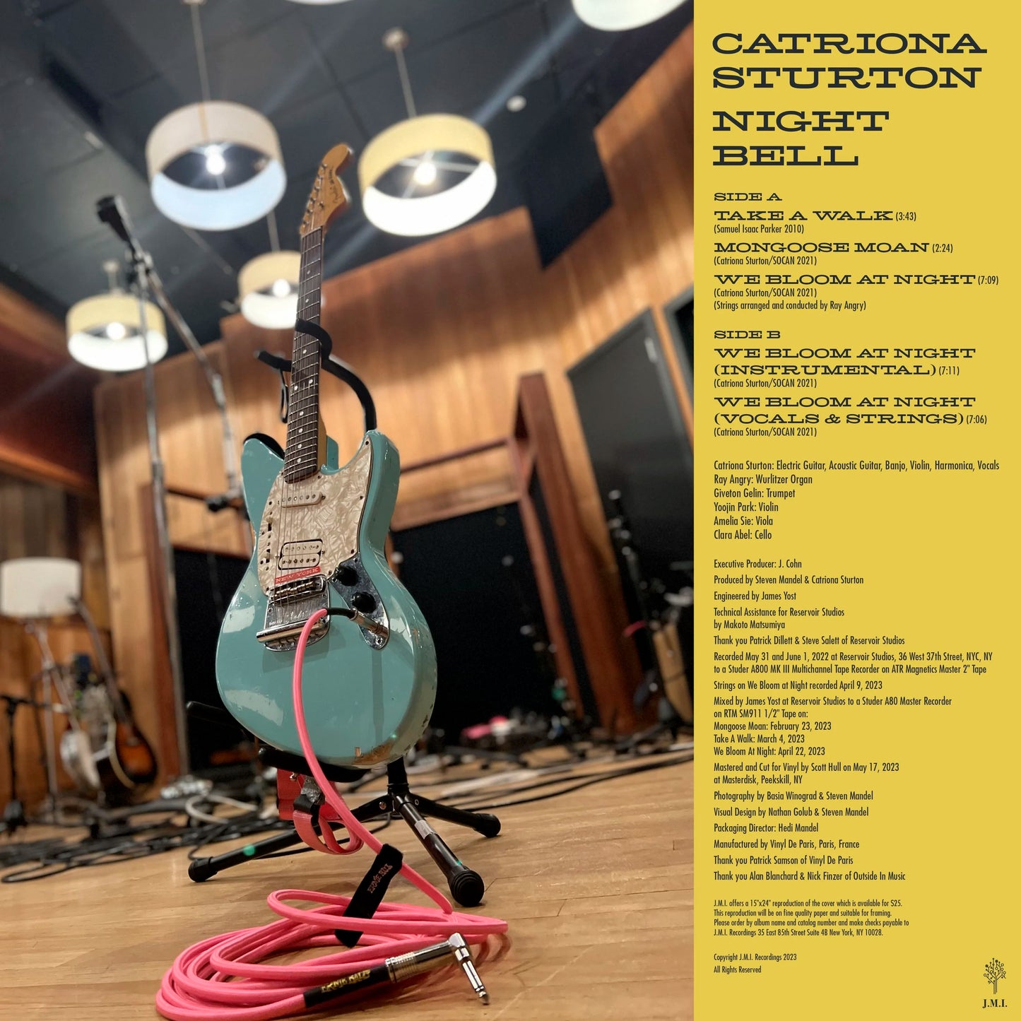 Catriona Sturton - Night Bell (12" vinyl single 45 RPM)