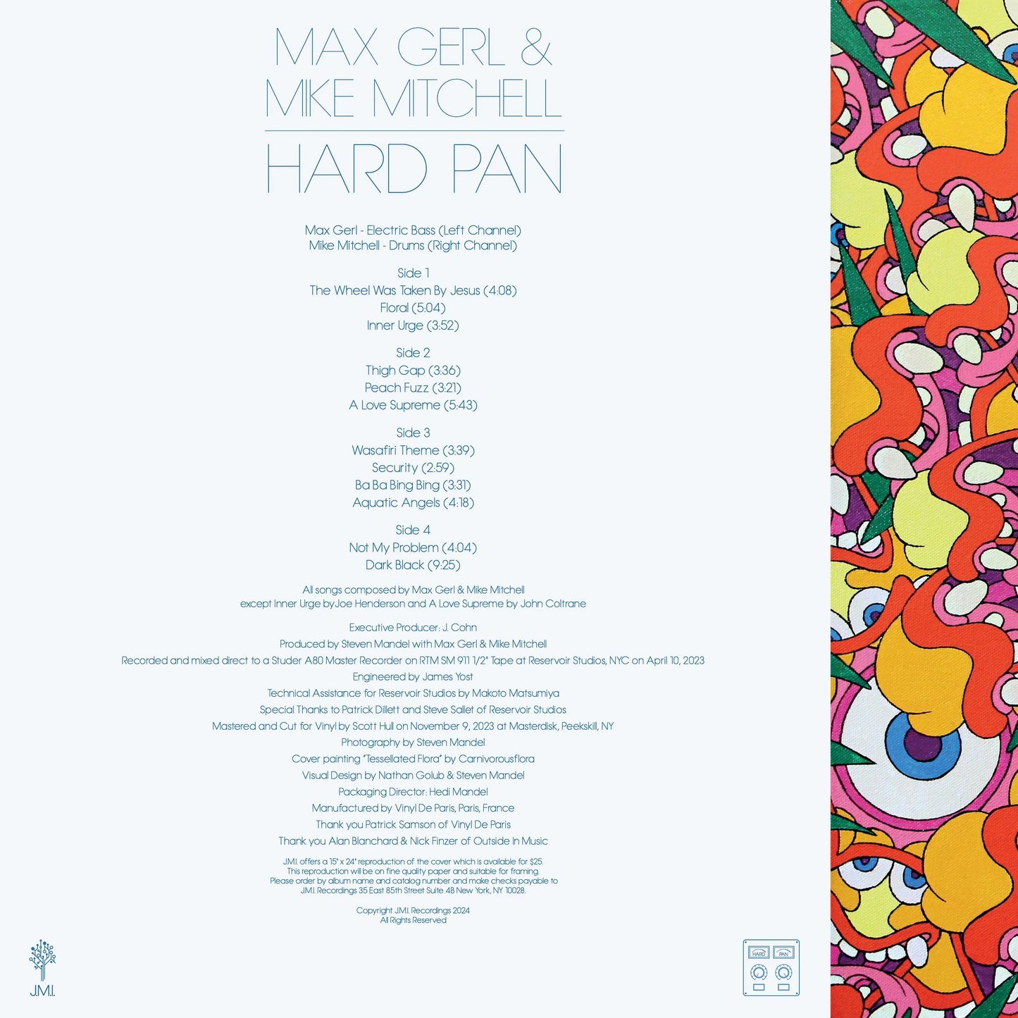 Max Gerl & Mike Mitchell - Hard Pan (Double 12" vinyl LP 45 RPM)