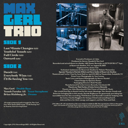 Max Gerl - Max Gerl Trio (12" vinyl LP)
